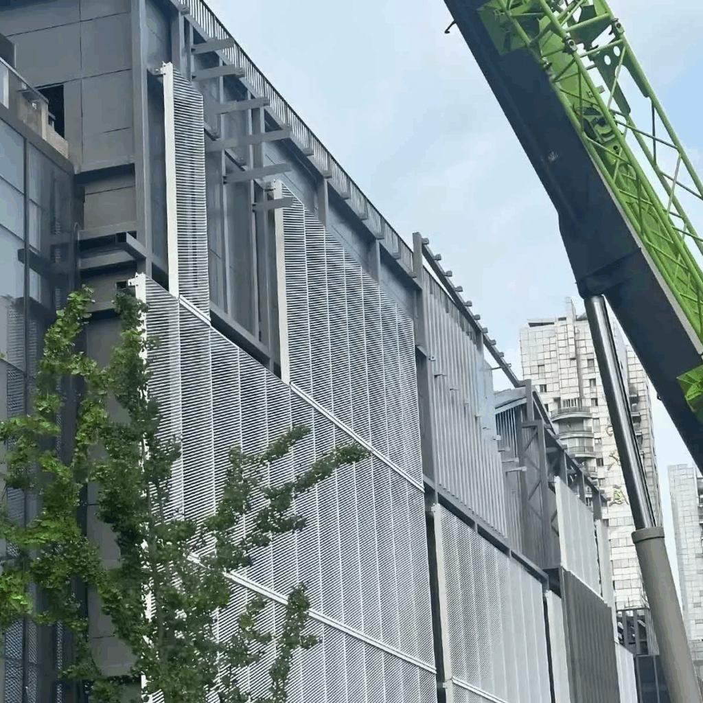Expanded Metal Facade