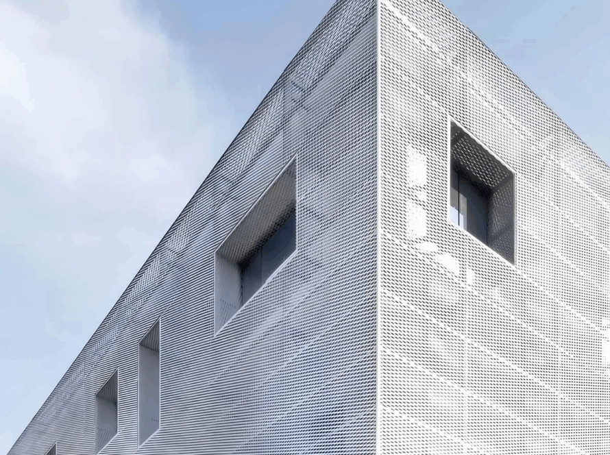 Alüminyum Genişletilmiş Metal Mesh Cephe