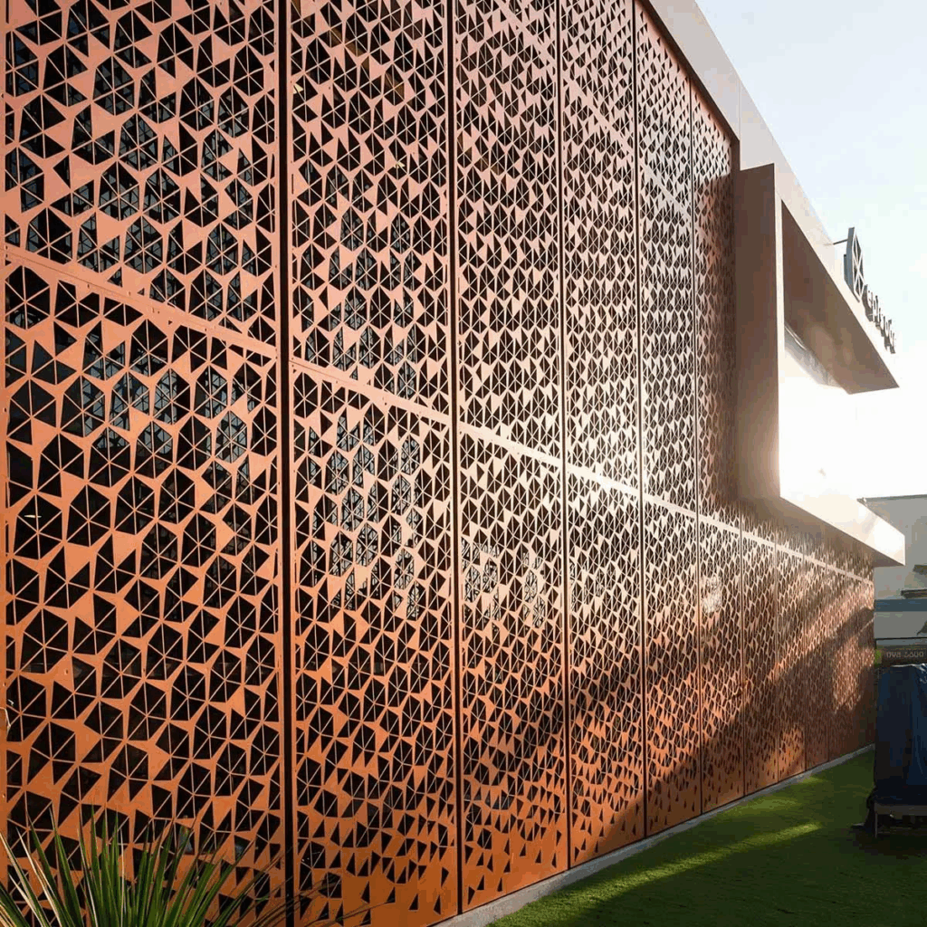 Laser Cutting Panel Facade