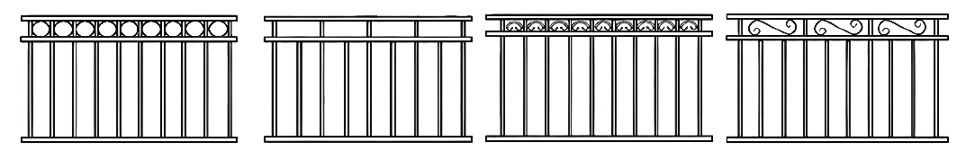 سياج أنبوبي فولاذي