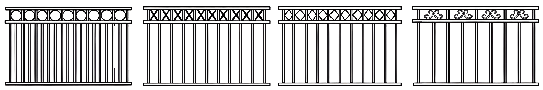 Decorative Steel Tubular Fence