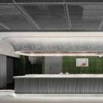 الصين الألومنيوم شبكة معدنية موسعة السقف Fbrication مخصص