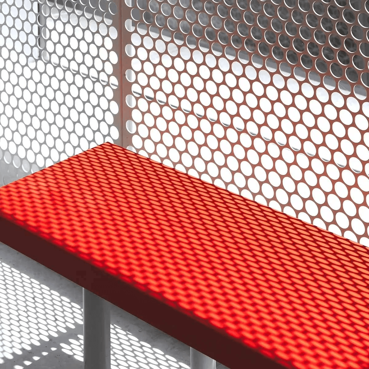 مصنع تصنيع جدار قسم الشاشة المثقبة من الألومنيوم