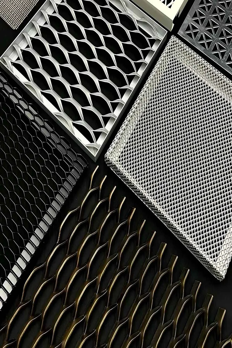 الصين سقف شبكي معدني موسع من الألومنيوم المصنعين