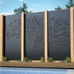 سياج ديكور مقطوع بالليزر