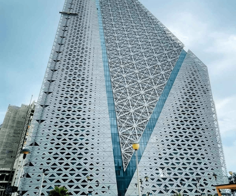 Panel Dinding Tirai Fasad Logam