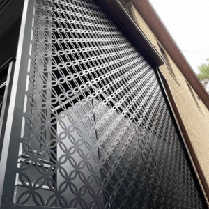 قطع شاشات المشربية المعدنية بالليزر للنوافذ