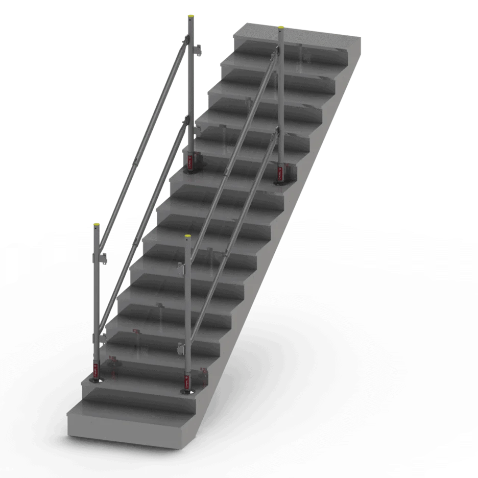 قاعدة المقبس على الدرج