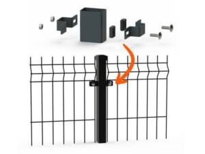 curvy-welded-fence-square-clamp-connection