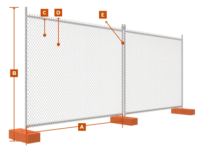 New Zealand Galvanized Temporary Fence Specifications
