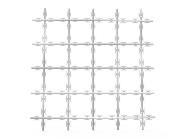 شبكة أسلاك شائكة ملحومة مربعة