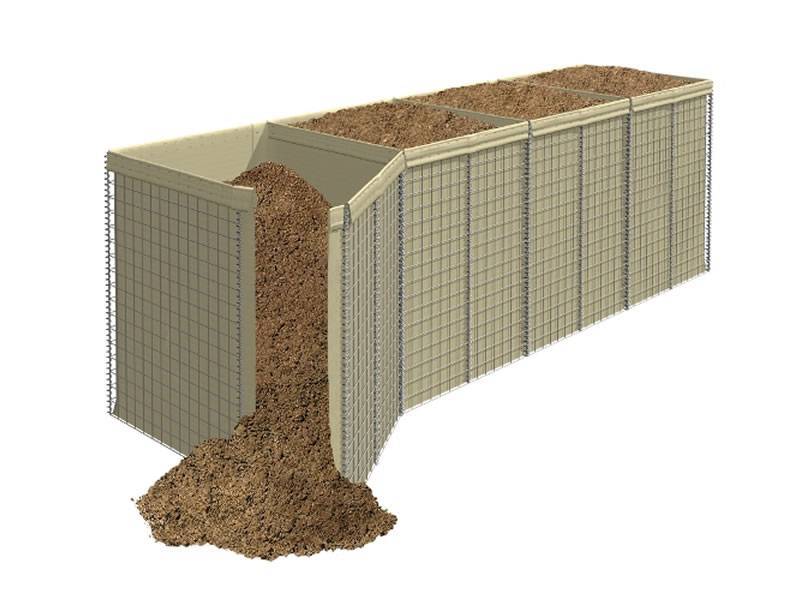 Hesco Bag Barrier | Military Protection Bastion